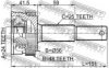 FEBEST 0210-J10RA48 Joint, drive shaft